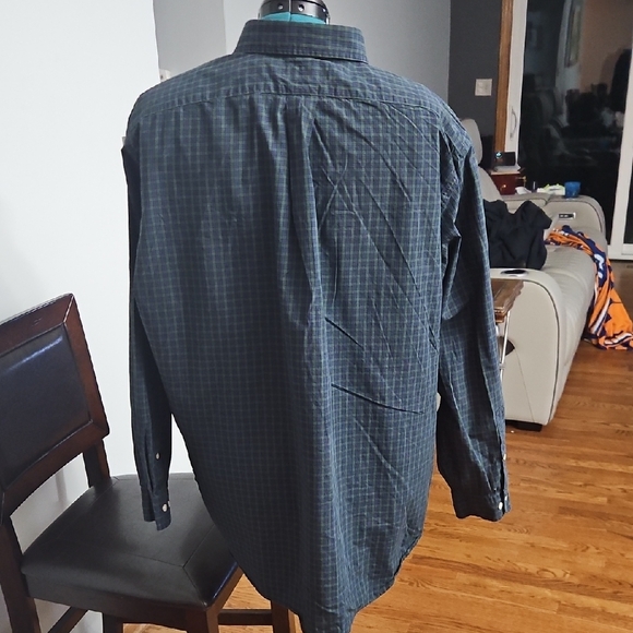 Polo Ralph Lauren Men's Navy Checkered Casual Shirt - Picture 7 of 11